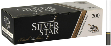 (1-5) ������ SILVER STAR Carbon Black Tube  XL 8,1/24��  (200 �� � �����) ������