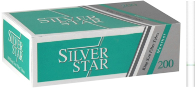 (1-9) ������ SILVER STAR Menthol Filter 8,1/15�� (100 �� � �����) ������